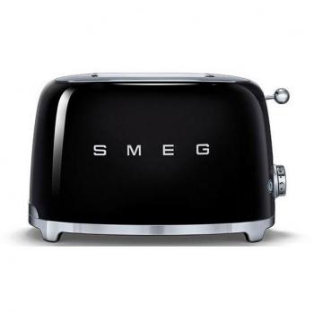 Tostadora Smeg 50s Retro de 2 Rebanadas en Negro