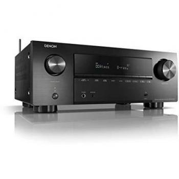 Denon AVR-X2700H Receptor AV de 7.2 canales, amplificador de alta fidelidad, compatible con Alexa, 6 entradas HDMI y 2 salidas, video 8K, Bluetooth, WLAN, Dolby Atmos, AirPlay 2, HEOS Multiroom