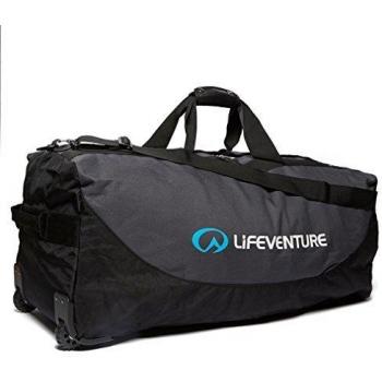 Lifeventure (Black/Charcoal Expedition Duffle 120L Wheeled, Unisex-Adult, 120 Litre