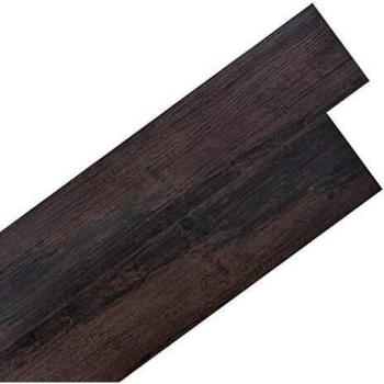 vidaXL Self-adhesive PVC Flooring Planks 5.02 m² 2 mm Dark Brown