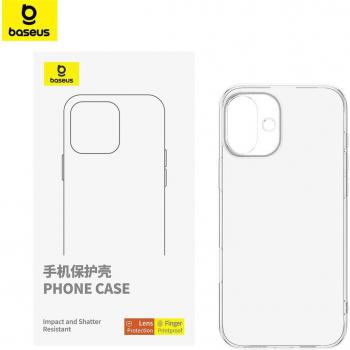 Baseus Ultra-Thin Anti-Yellowing Clear TPU Silicone Case for iPhone 16 Pro Max