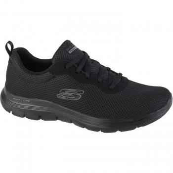 Skechers Flex Appeal 4.0 Brilliant View Zapatillas Deportivas Planas para Mujer en color Negro