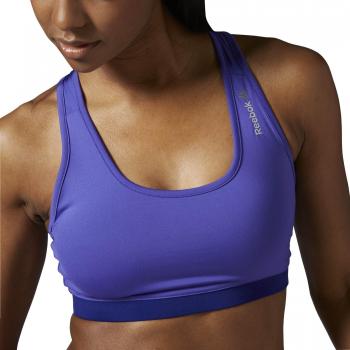 Reebok Wor Sh Bra - Sujetador deportivo para mujer, color morado, talla XS