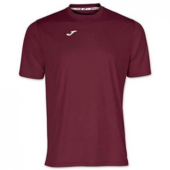 Camiseta M/C Hombre Joma Combi 100052 Burdeos 671 Transpirable