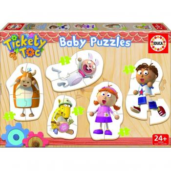 Educa Borrás - Baby Puzzle con diseño Tickety Toc, juguete para bebés