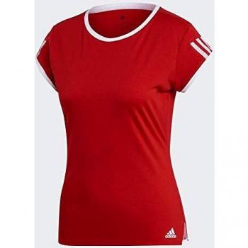 adidas Club 3 Str tee Camiseta, Mujer, Escarl, M