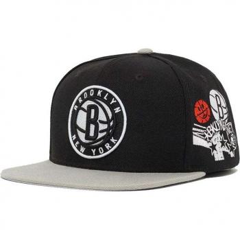 Gorra Mitchell & Ness NBA Nets Ground 2.0 Negro
