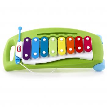 little tikes- Juguetes electrónicosInstrumentos Musicales para niñosLITTLE TIKESXilofono, Color Verde, Blanco