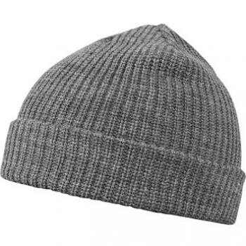 Heather Grey Unisex Fisherman Beanie Hat