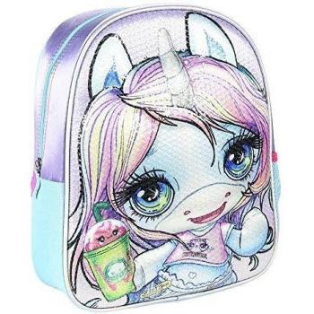 Cerdá - Mochila Infantil Poopsie 3D de Lentejuelas - Licencia Oficial Giochi Preziosi