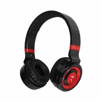 Cuffia Bluetooth con Micrófono Inalámbrica Roja TM-046-RD