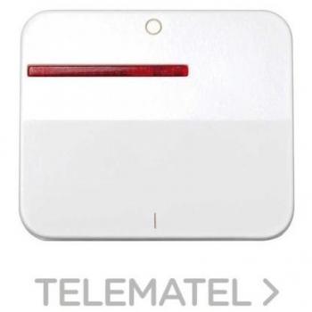 Tecla Simon 75 para interruptor diferencial bipolar 16A blanco nieve con piloto y grabado I/O 310148201