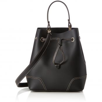 Furla - Stacy S Drawstring, Bolso Mujer, Negro