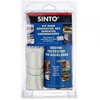 Kit de Reparación Sintofer 500 ml de Resina + ½ m² de Tejido para Superficies Dañadas