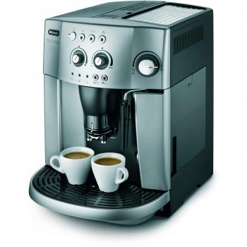 De'Longhi Perfetto Magnifica ESAM 4200.S - Cafetera superautomática, 1450 W, sistema cappuccino, capacidad 1.8 l, 15 bares presión, Plateado