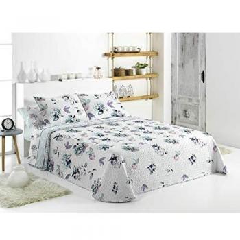 TEJIDOS EL MUNDO BOUTI Reversible Cama 150 cm Azul HEBEL