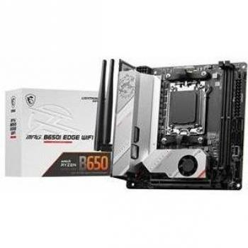 MSI MPG B650I EDGE WIFI ITX Motherboard for AMD Ryzen 7000 Series (AM5 Socket) with DDR5 Support and Wi-Fi Connectivity