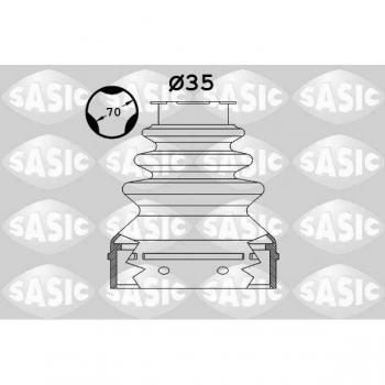 Fuelle de transmisión SASIC 1900025, juego completo para árbol de transmisión, fabricado en material resistente a la abrasión y temperaturas extremas, incluye abrazaderas y es compatible con múltiples modelos de vehículos
