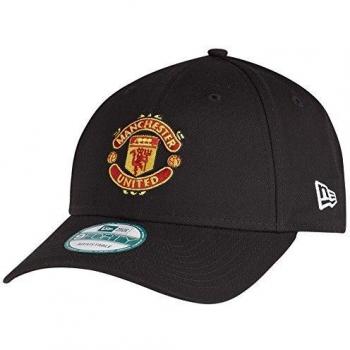 New Era 9FORTY Manchester United FC Cap, Black, Men's, Size: ONE SIZE