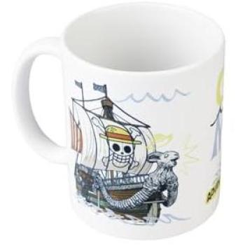 Taza Cerámica Going Merry One Piece 350ml - Original para Fans de Anime y Manga, Apta Lavavajillas y Microondas