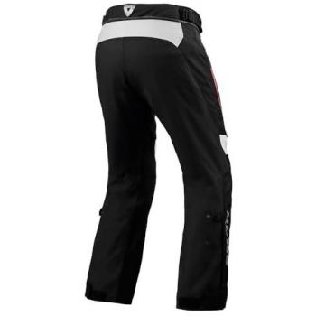 REV'IT! Pantalones Textiles de Moto Horizon 3 H2O Negro-Rojo (Tamaño XXl)