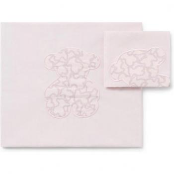 Tous - Juego de Sábanas y Accesorios para Mini Cuna 50x80 cm: funda nórdica, funda almohada, relleno nórdico y almohada Tous Baby Hkaos