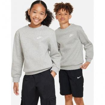 Sudadera Nike Sportswear Club Fleece Unisex - Gris - Talla L (147-158 CM)