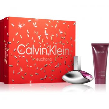 Calvin Klein Euphoria Lote de Regalo para Mujer - Eau de Parfum 100ml, Gel de Ducha 100ml, Loción Corporal 100ml