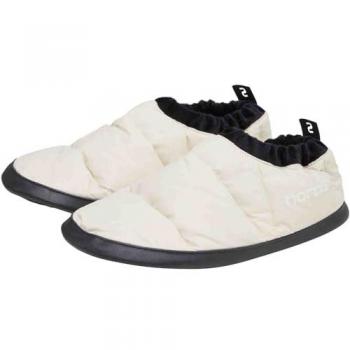 Nordisk Mos Down Luxury Fleece Slippers - White - XS