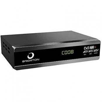 Brigmton Sintonizador TDT BTDT2-919 HD DVBT2, Negro