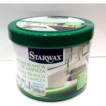 Starwax Verde Piedra blanca de limpieza multiusos - 375g- 100% de origen natural - Limpia, desengrasa y abrillanta