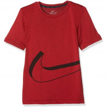Nike Joven Breathe Espesor Dry GFX Top, otoño/Invierno, Niños, Color Red Crush/University Red, tamaño Extra-Large