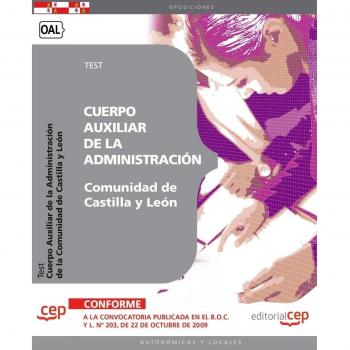 Cuerpo Auxiliar de la Administración de la Comunidad de Castilla y León. Test