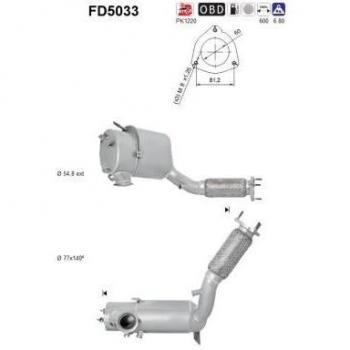 Filtro de Partículas AS FD5033 con Alta Eficiencia y Tecnología Avanzada