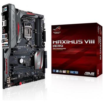 ASUS Maximus VIII Hero ATX Motherboard - Grey/Red/Black