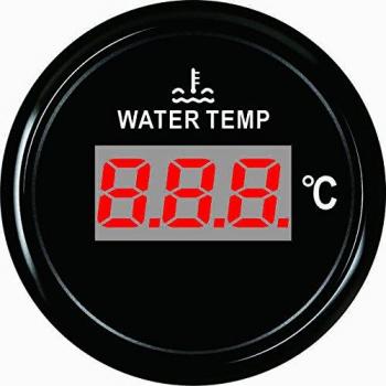 Digital medidor de temperatura de agua 40-120℃ con retroiluminación 52mm 9-32V