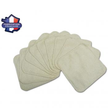 MODULIT: Lingettes Lavables en éponge bambou x10