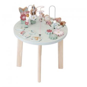 Mesa de actividades Sailors Bay Little Dutch - Mesa de actividades azul, diseño atractivo para niños, incluye múltiples elementos interactivos, fomenta el desarrollo motor y la creatividad, fabricada con materiales seguros y duraderos
