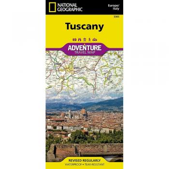 National Geographic Tuscany Detailed Travel Map