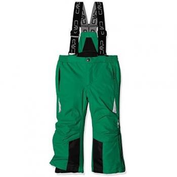 CMP Joven Salopette Esquí de esquí Pantalones, Niños, 3W15794, Verde Esmeralda, 104