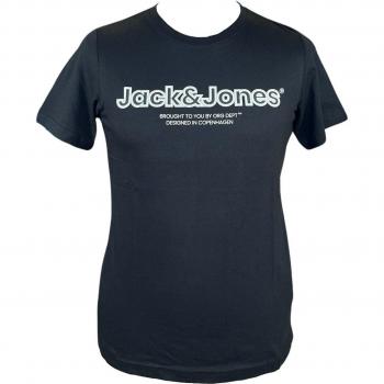Camiseta Infantil Jack & Jones Jorlakewood Branding BF Color Negro