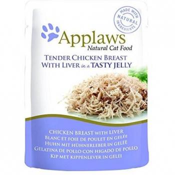 Applaws Cat Pouch Chicken With Liver In Jelly, Turkey, 0.07 kg