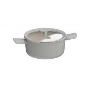 BergHOFF Leo Balance 4.6 qt Nonstick Aluminum Covered Stockpot in Moonmist