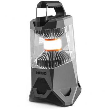 Nebo Galileo 1000 Lumen Rechargeable Lantern and Power Bank - Gray