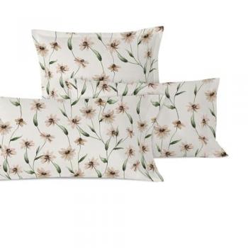 Funda de Almohada Multicolor Tinny Bloom 50x75 cm (2 Unidades) 100% Algodón