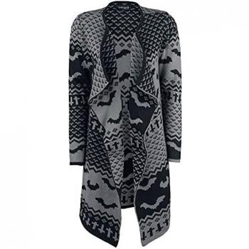 Gothicana by EMP I Dwell In Darkness Mujer Cárdigan negro/gris M, 100% poliacrílico, Regular