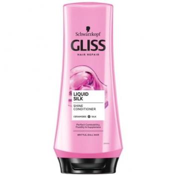 Gliss Kur Bálsamo Regenerador Liquid Silk 200ml - Fortalecimiento y brillo de cabello, fórmula líquida, ideal para cabellos dañados, proporciona suavidad y manejabilidad