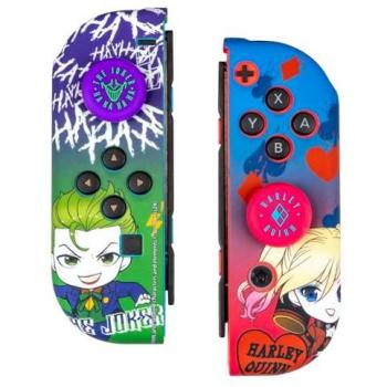 Combo Pack de Carcasa Rígida y Grips Joker & Harley Quinn para Nintendo Switch y OLED