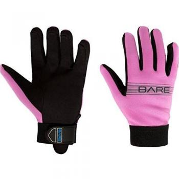 Bare BA-055926PNK Guantes, Unisex Adulto, Negro/Rosa, XXL