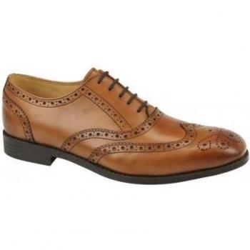 Tredflex Men's Tan Leather Brogues